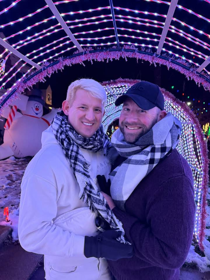 Under the winter lights