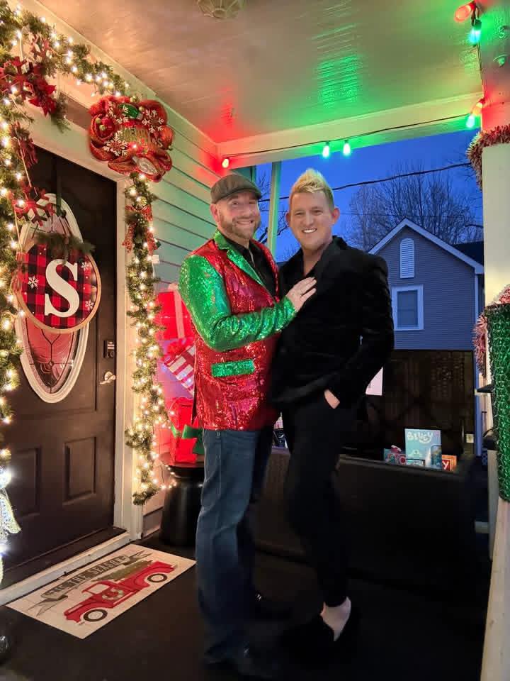 Christmas on the porch